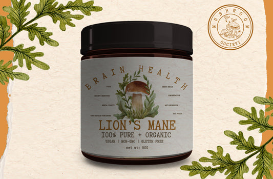 LION'S MANE | FOCUS | ANXIETY | DEPRESSION | ADHD | PARKINSONS | NERVE REPAIR | CONCENTRATION